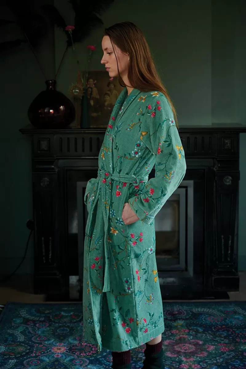 Fashion Pip Studio Bademäntel Les Fleurs Grun