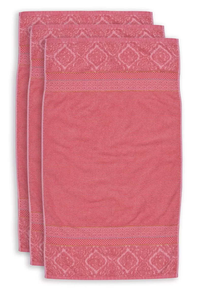 Clearance Pip Studio Badetuch Set/3 Soft Zellige 55X100 Cm Koralle