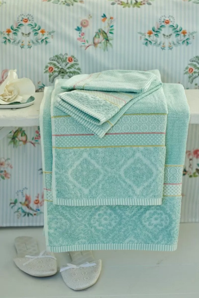 Clearance Pip Studio Badetuch Set/3 Soft Zellige 55X100 Cm Blau