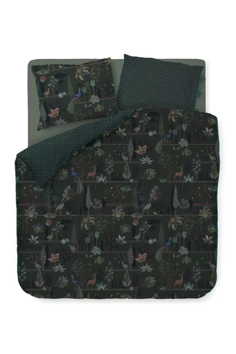 Discount Pip Studio Bettbezug Alberi Dunkelgrun