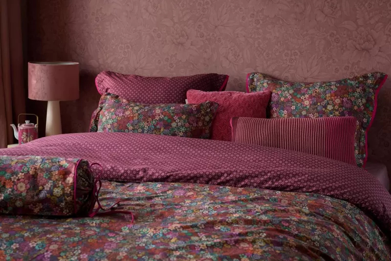 Clearance Pip Studio Bettbezug Tutti I Fiori Dunkelrot