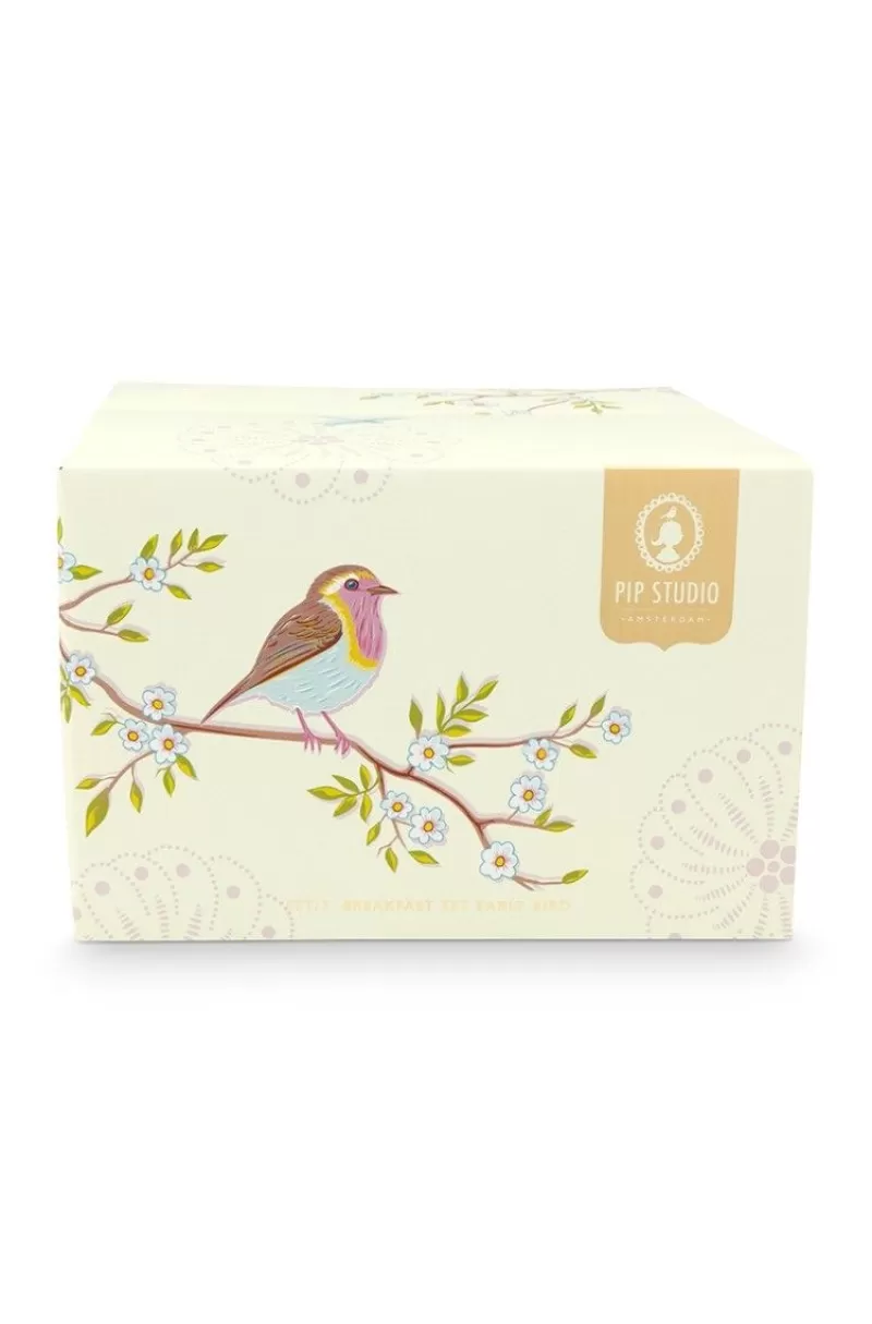 Store Pip Studio Early Bird Set/2 Tassen Gross Chinese Rose Rosa