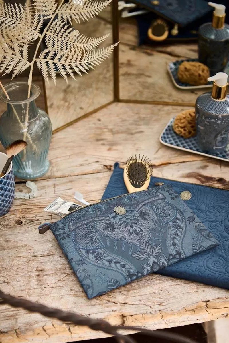 Outlet Pip Studio Flaches Necessaire Medium Kyoto Festival Blau