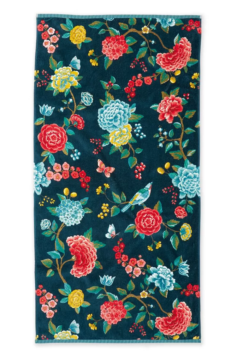 Store Pip Studio Grose Handtuch Good Evening Dunkel 70X140 Cm Blau