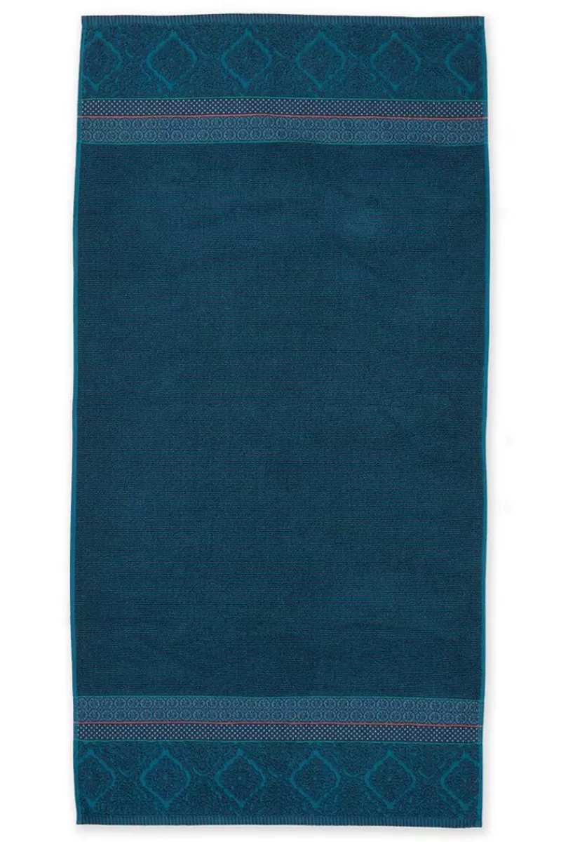 New Pip Studio Grose Handtuch Soft Zellige Dunkel 70X140 Cm Blau