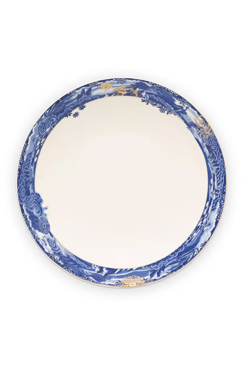 Clearance Pip Studio Heritage Suppenteller Grenze Blau 25.5 Cm