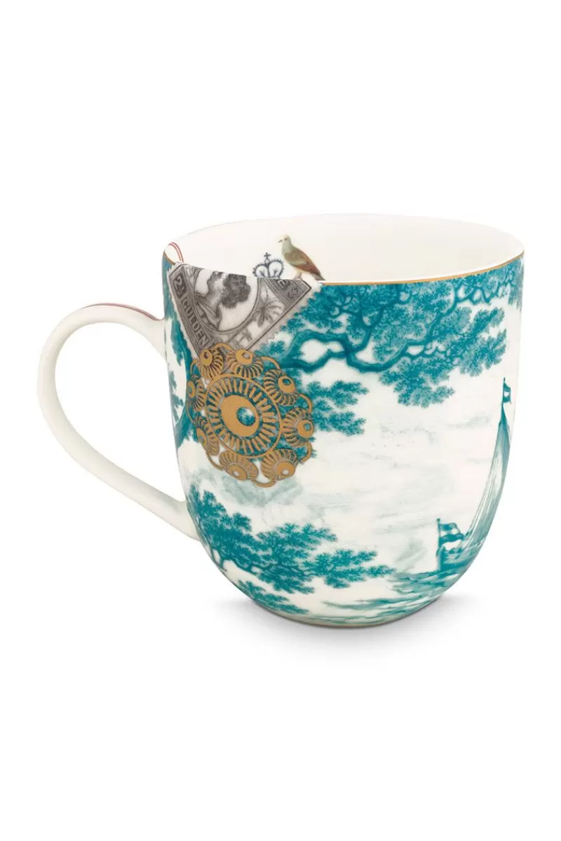 Hot Pip Studio Heritage Tasse Large Boot Aqua Blau