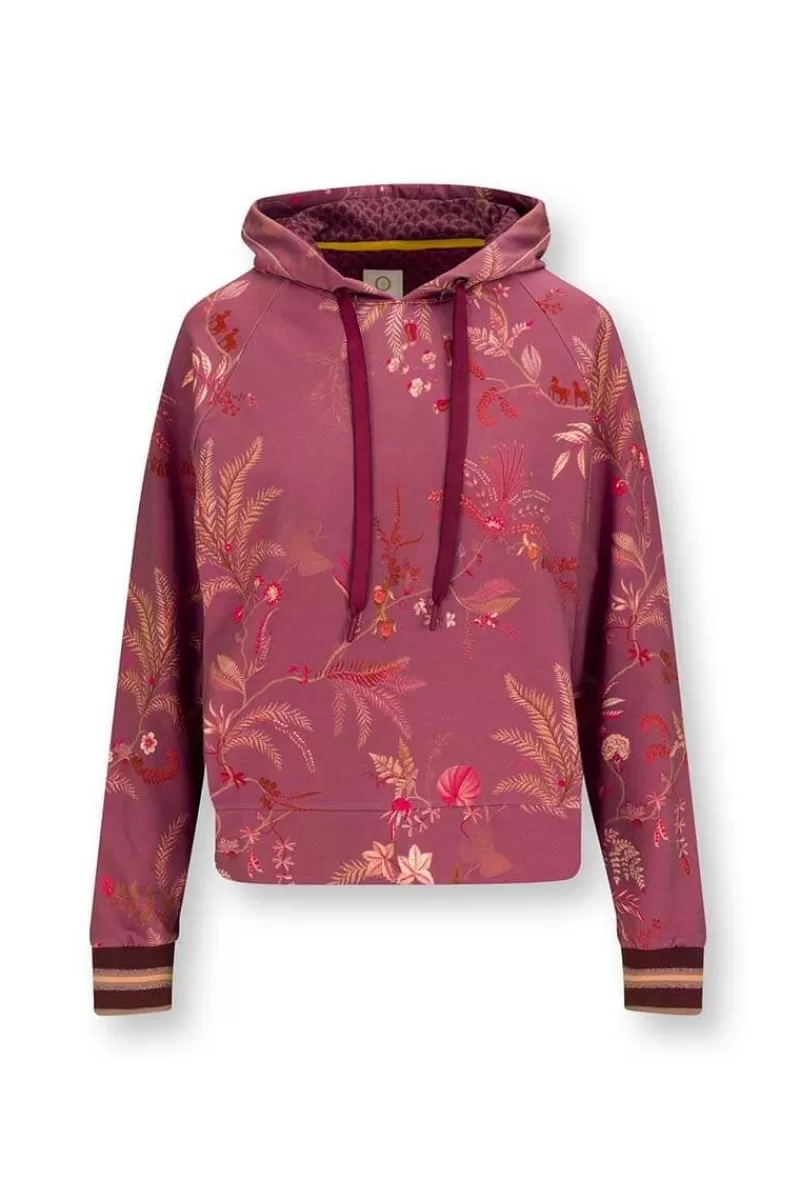 Outlet Pip Studio Hoodie Lange Armel Isola Rosa