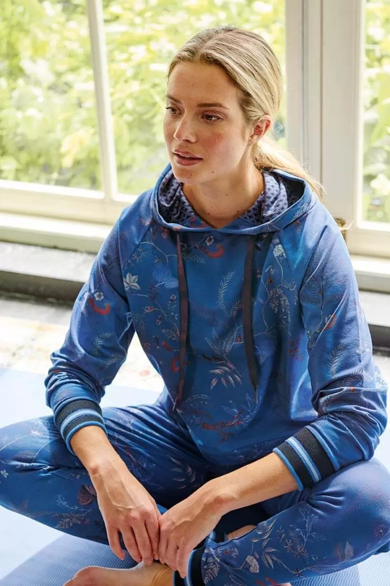 Flash Sale Pip Studio Hoodie Lange Armel Isola Blau
