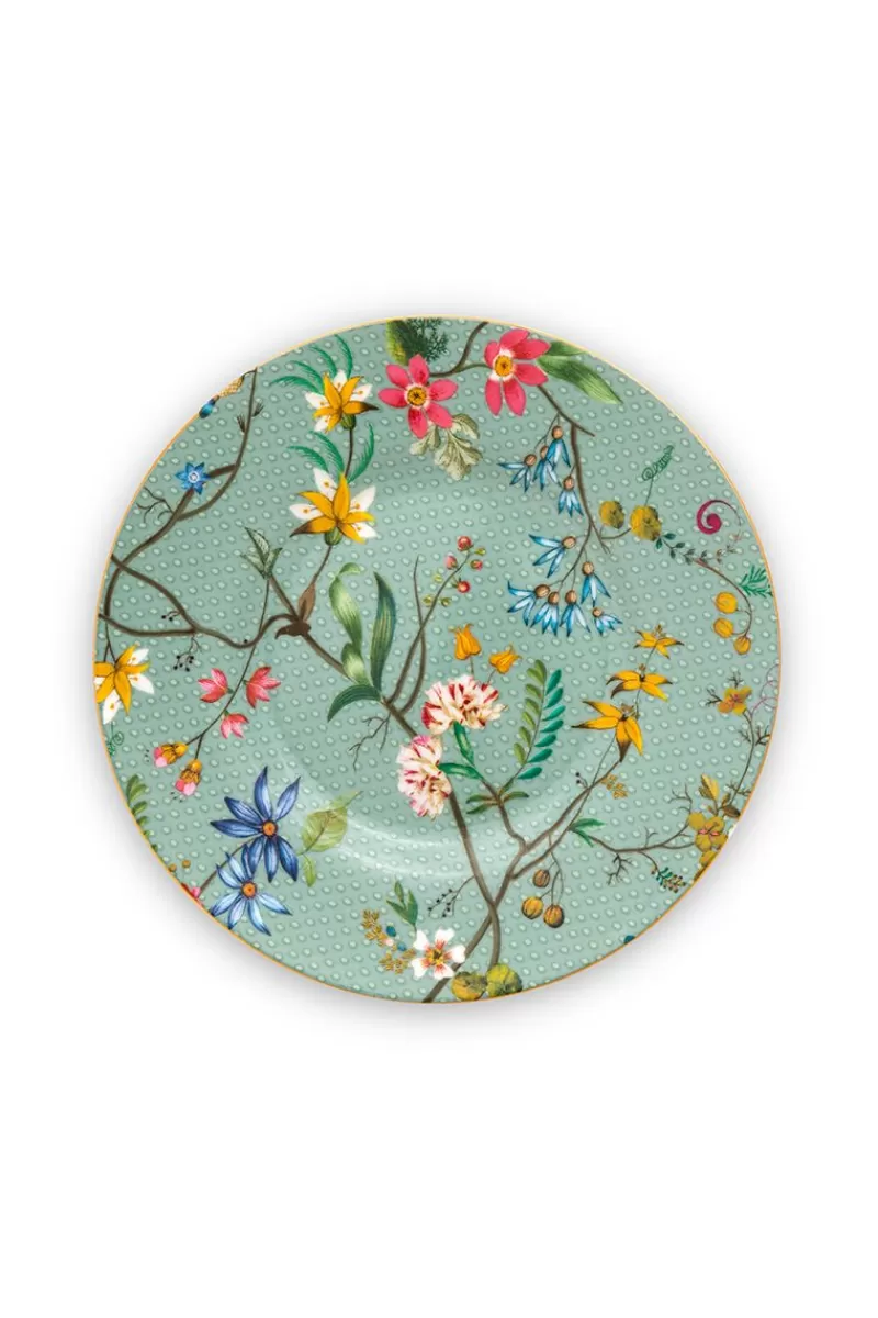Outlet Pip Studio Jolie Petit Four Flowers Blau 12 Cm