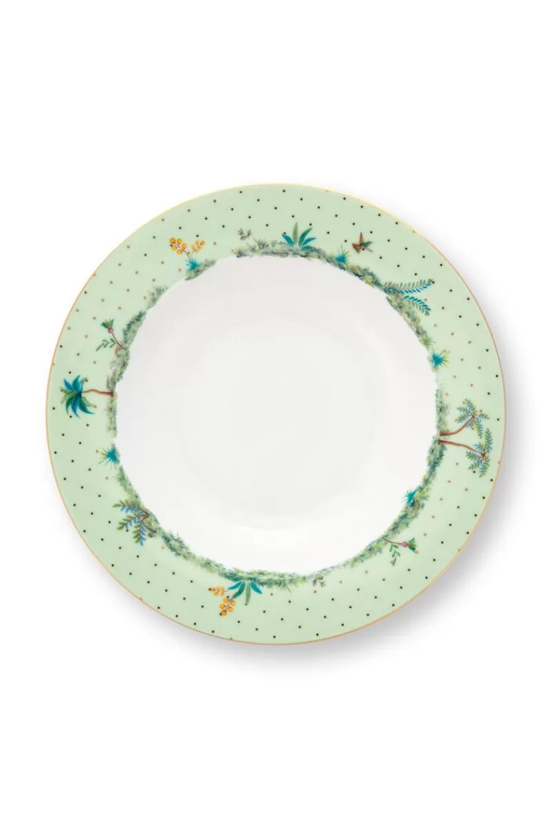 Outlet Pip Studio Jolie Tiefer Teller 21.5 Cm Grun
