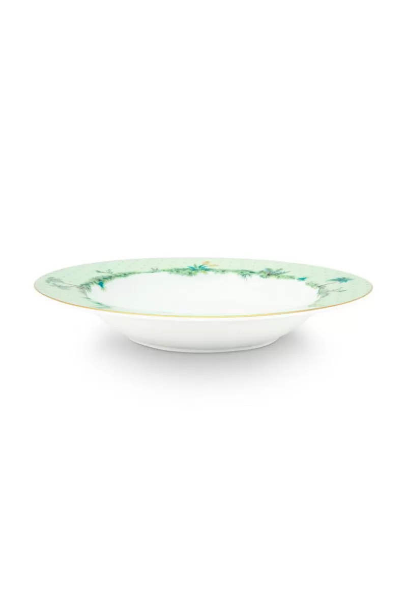Outlet Pip Studio Jolie Tiefer Teller 21.5 Cm Grun