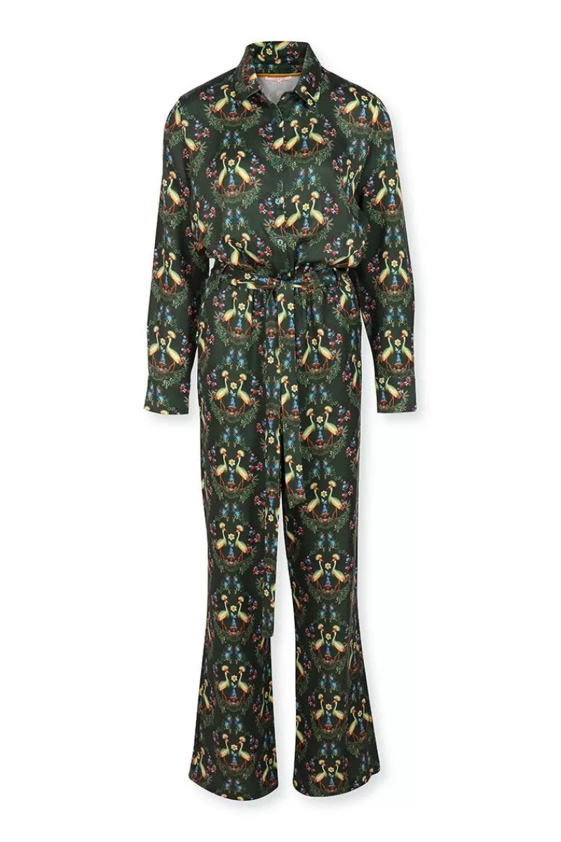 Store Pip Studio Jumpsuit Flirting Birds Grun