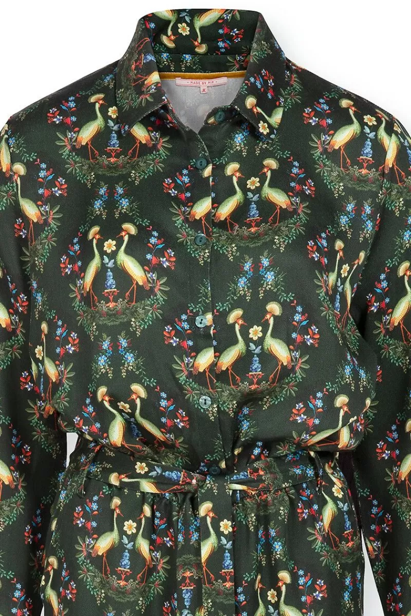 Store Pip Studio Jumpsuit Flirting Birds Grun