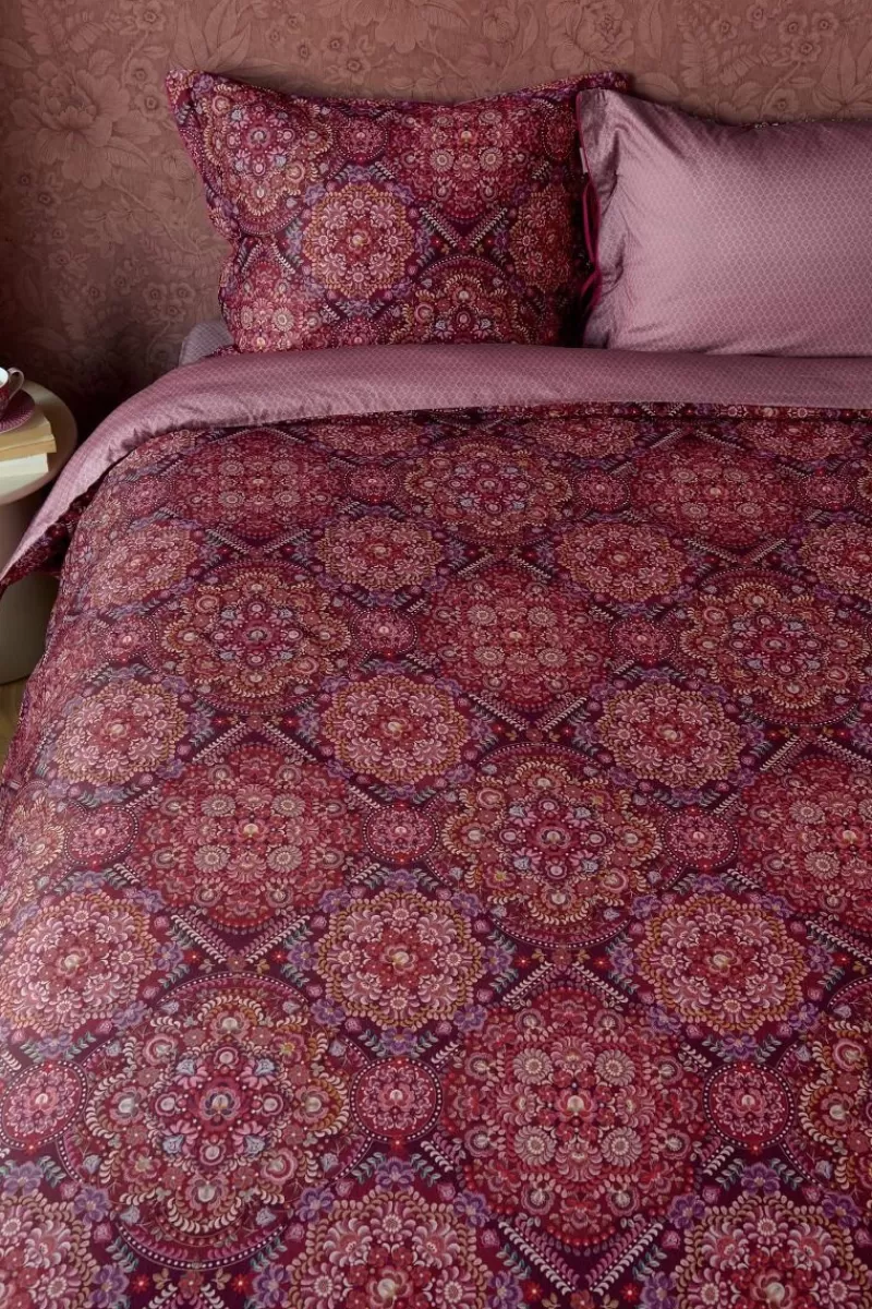 Sale Pip Studio Kissenbezug Il Mosaico Dunkelrot