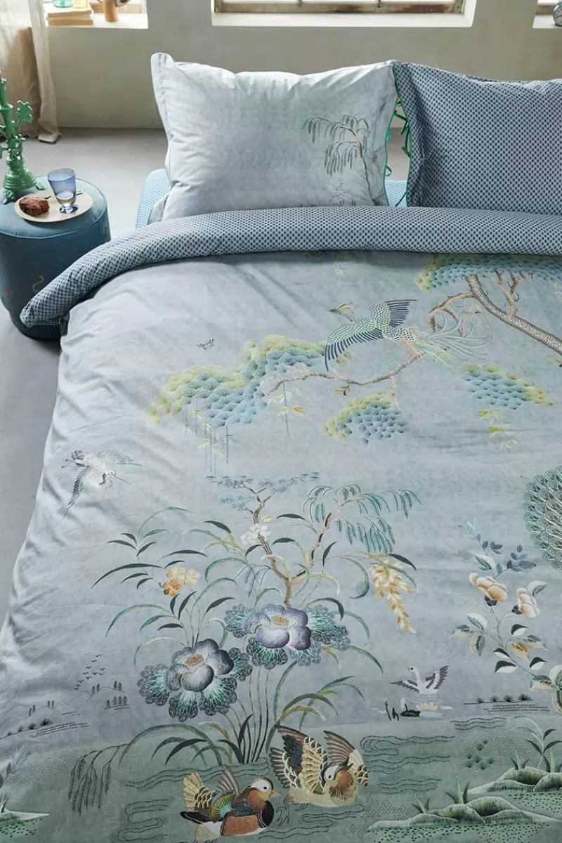 Outlet Pip Studio Kissenbezug Japonica Blau