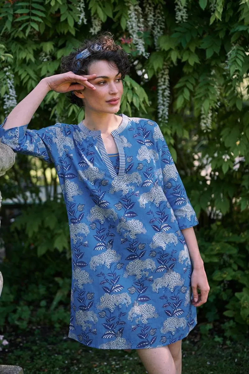Clearance Pip Studio Kleid Flora Firenze Kobalt Blau