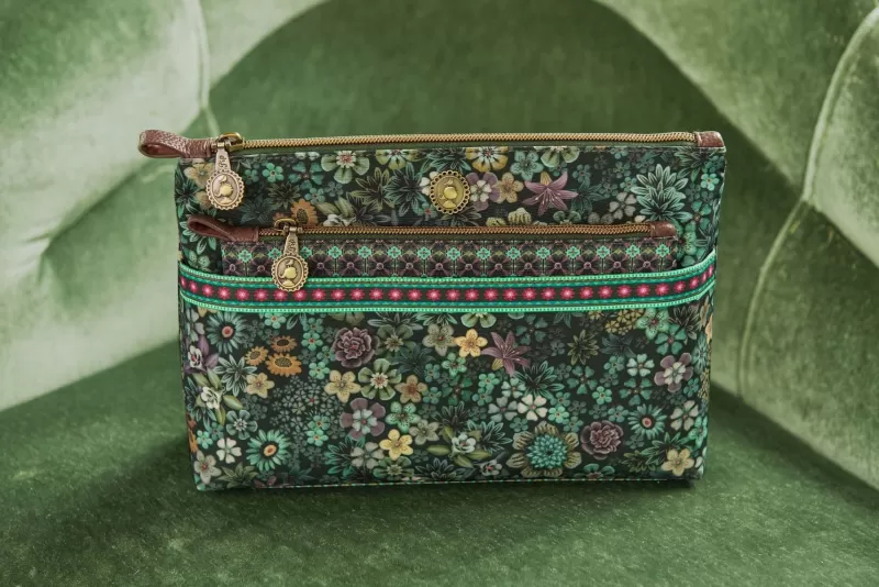 Online Pip Studio Kosmetiktasche Combi Gross Tutti I Fiori Grun