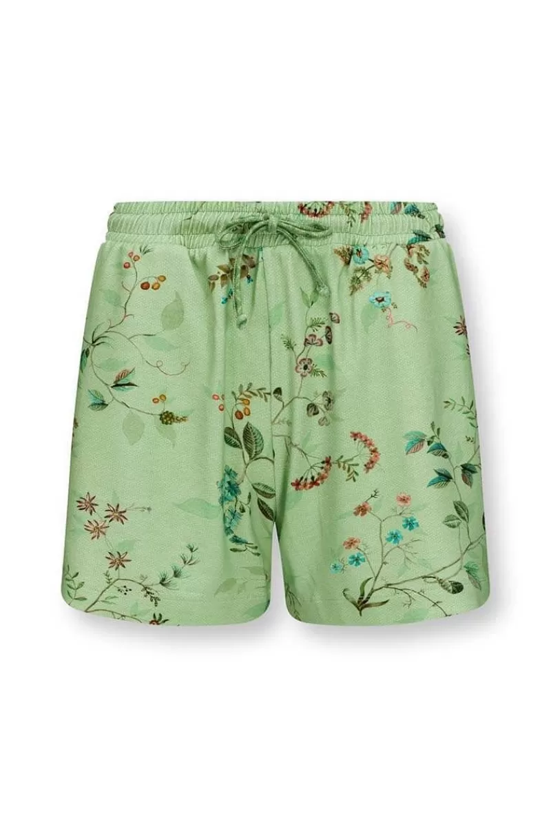 Sale Pip Studio Kurze Hose Kawai Flower Hell Grun