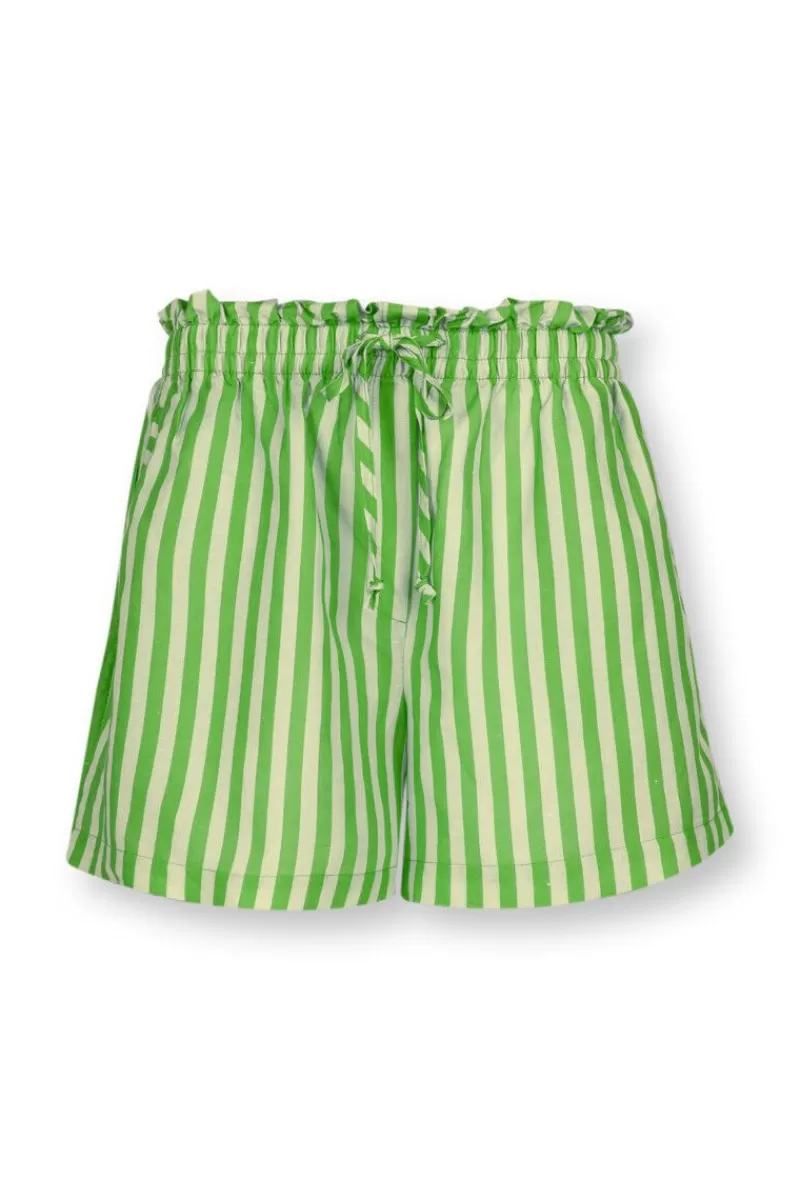New Pip Studio Kurze Hose Sumo Stripe Grun