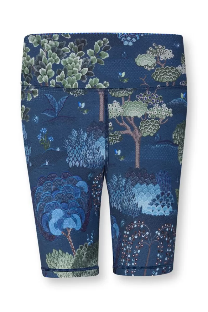 Clearance Pip Studio Kurze Sporthose Japanese Garden Blau
