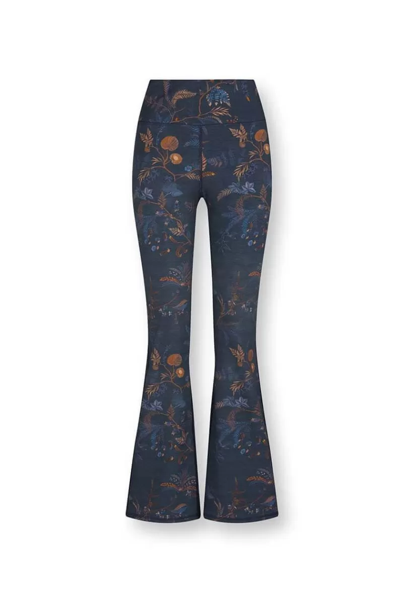 Hot Pip Studio Lange Sport Schlaghose Isola Dunkel Blau