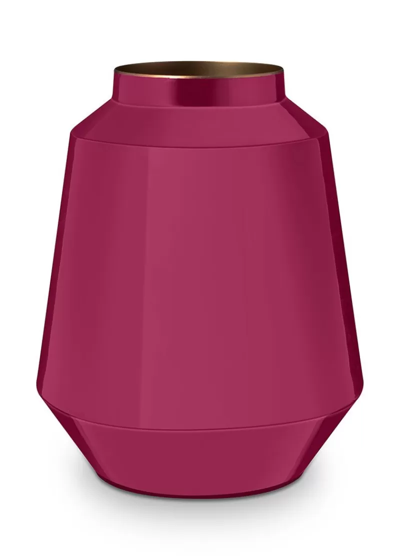 Best Pip Studio Metall Vase Rosa 29 Cm