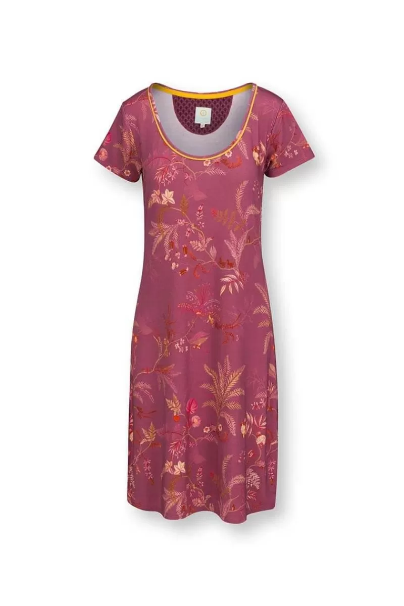 Outlet Pip Studio Nachthemd Kurze Armeln Isola Rosa