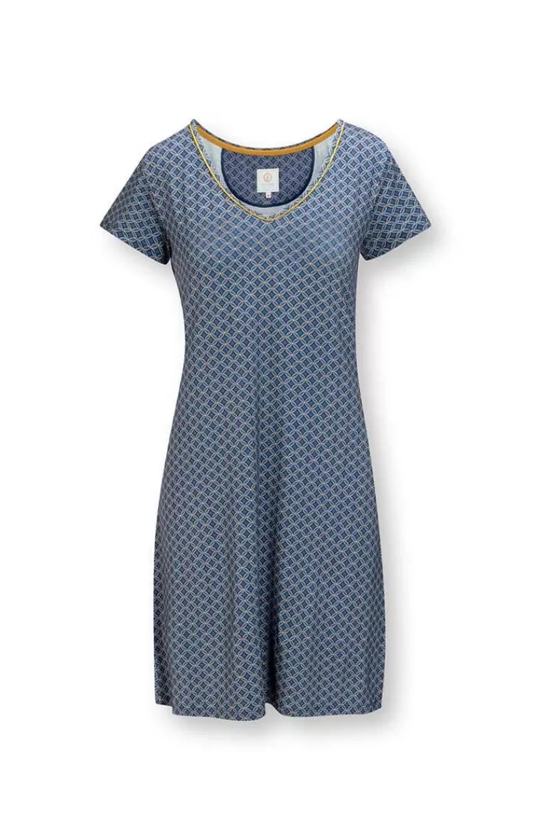 Flash Sale Pip Studio Nachthemd Kurze Armeln Tegola Blau