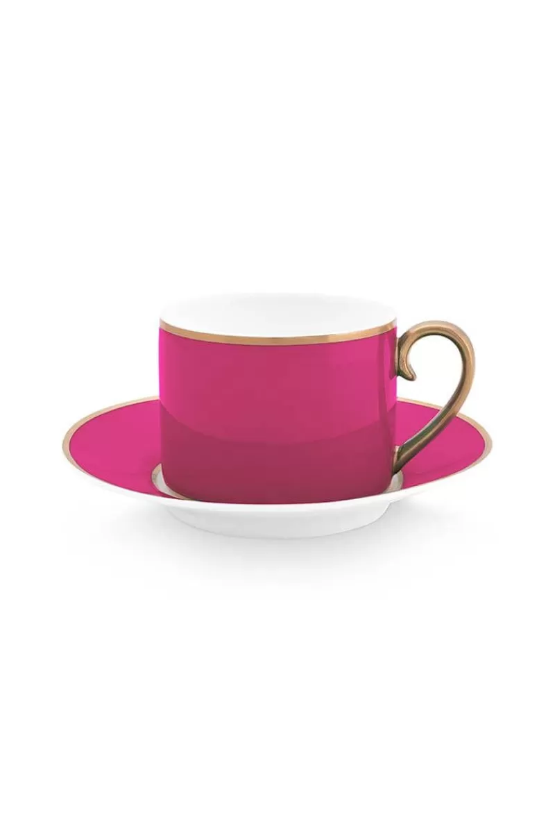 Clearance Pip Studio Pip Chique Cappuccino Tasse & Untertasse Rosa