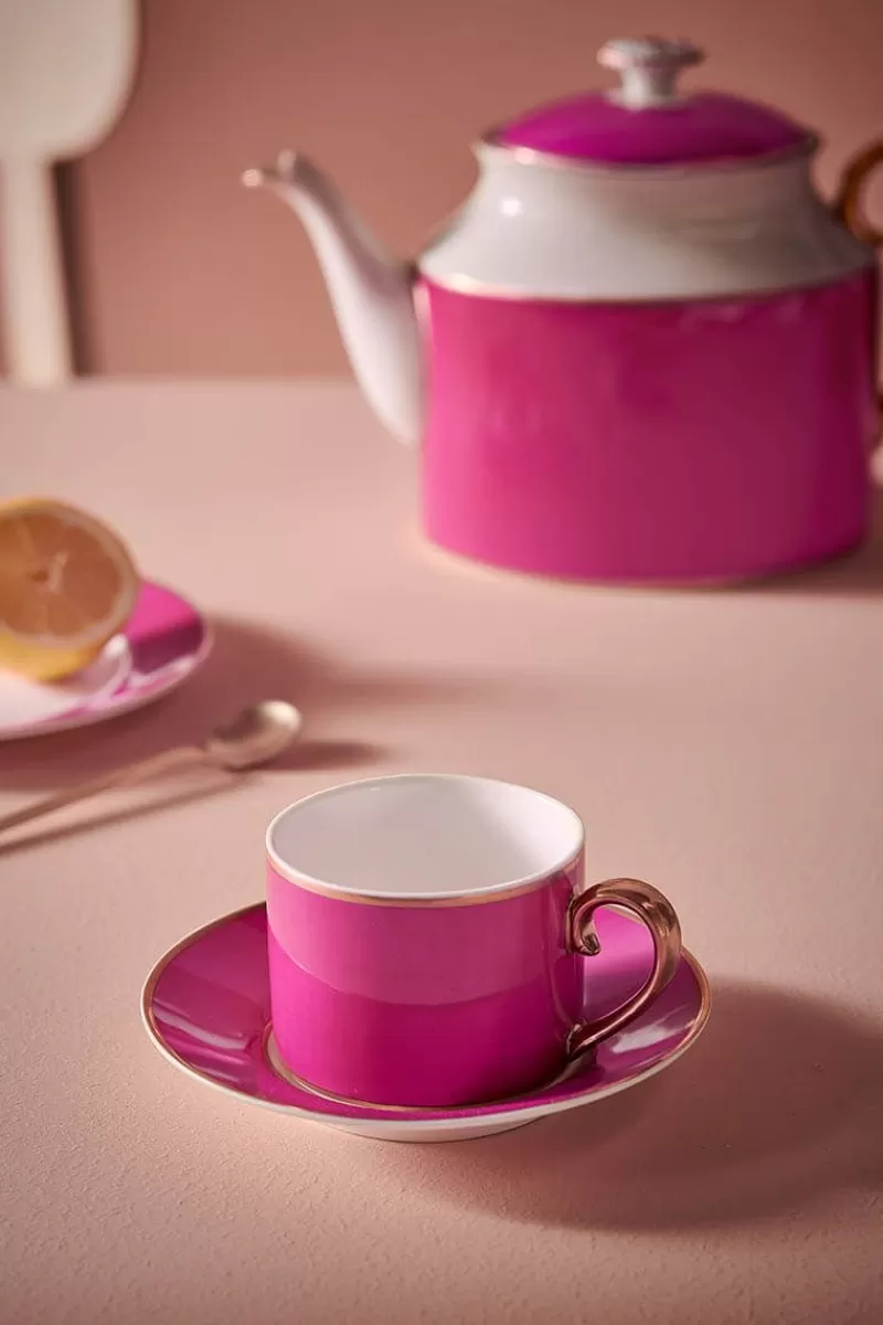 Clearance Pip Studio Pip Chique Cappuccino Tasse & Untertasse Rosa