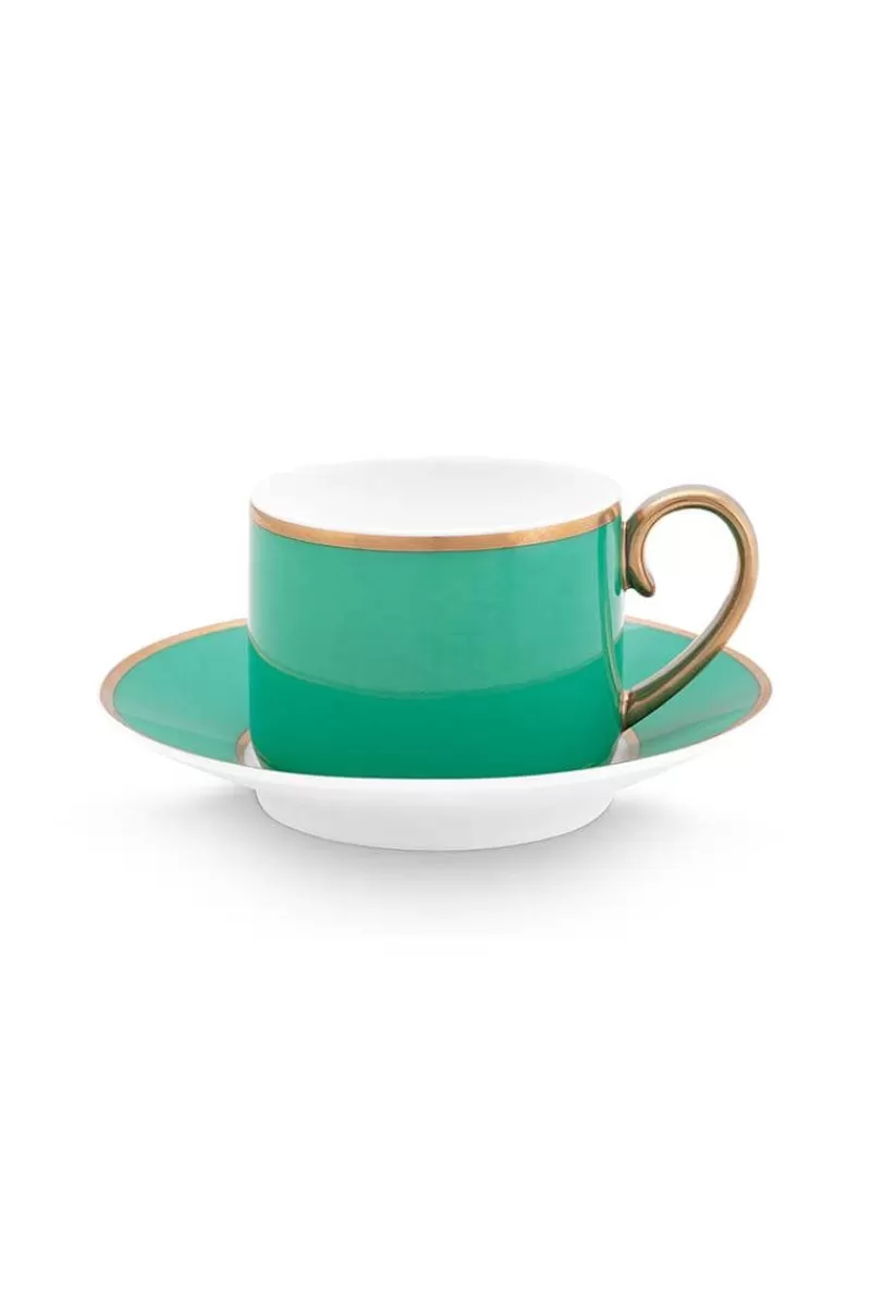 Clearance Pip Studio Pip Chique Espresso Tasse & Untertasse Grun