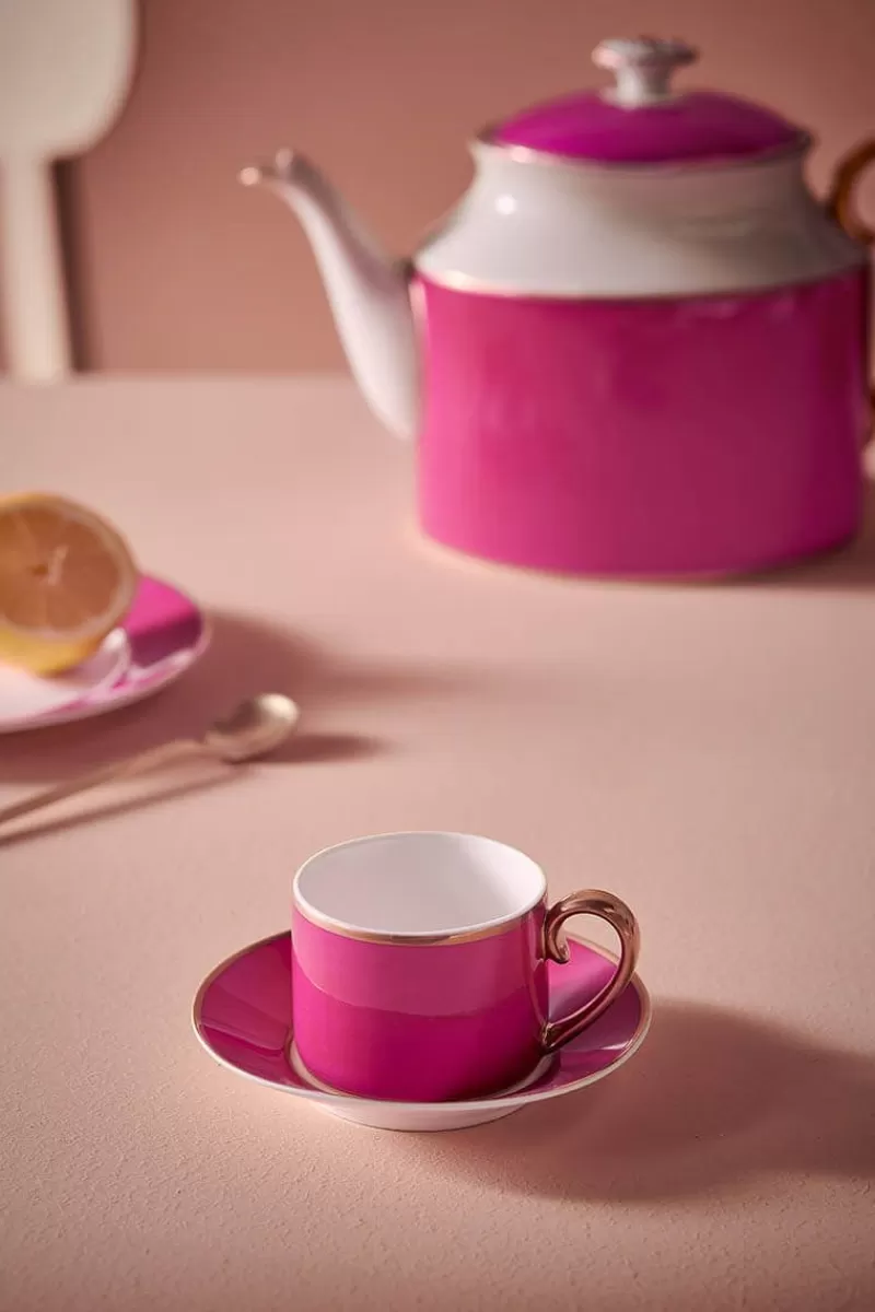 Outlet Pip Studio Pip Chique Espresso Tasse & Untertasse Rosa