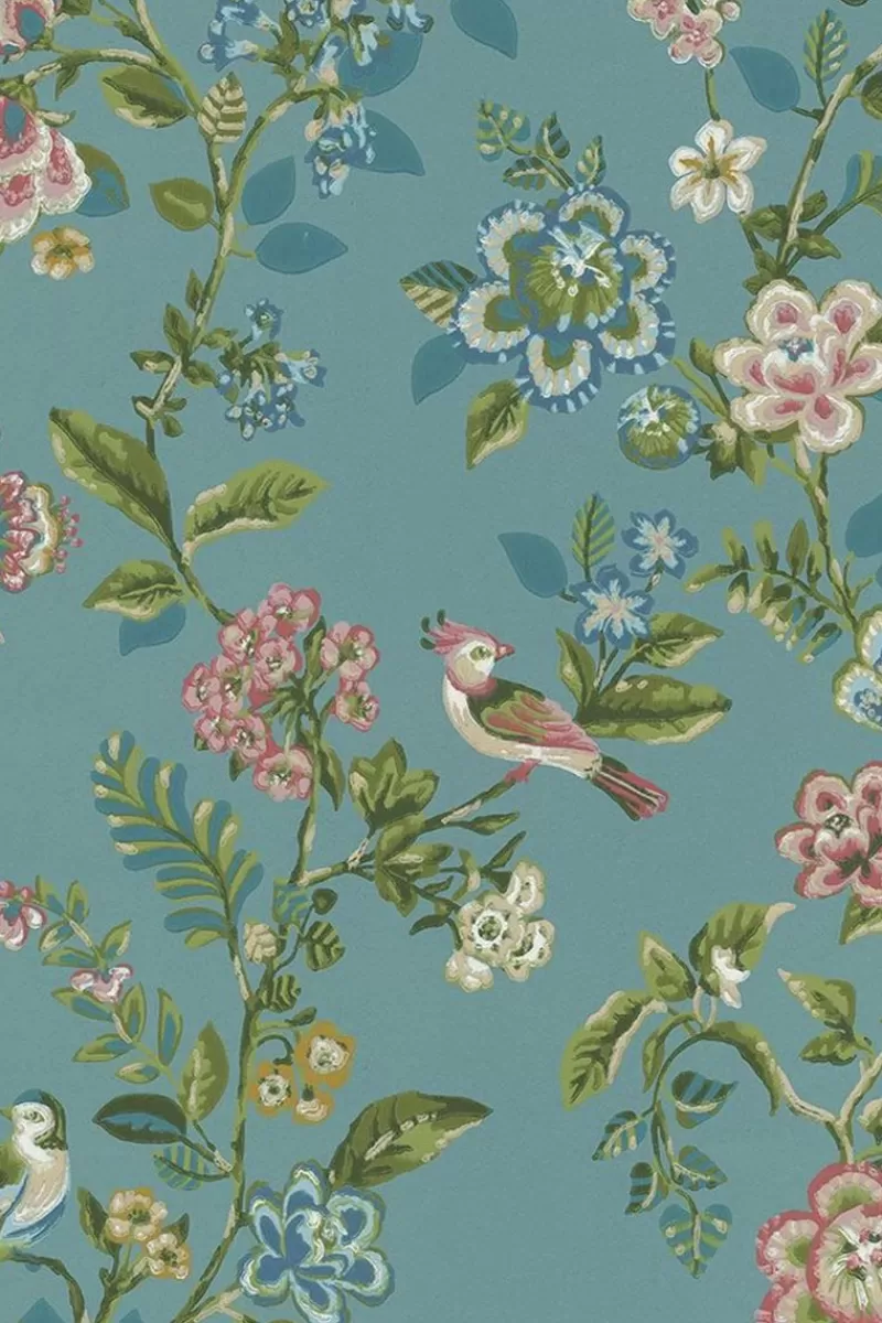 Store Pip Studio Botanical Print Vliestapete Meeres Blau