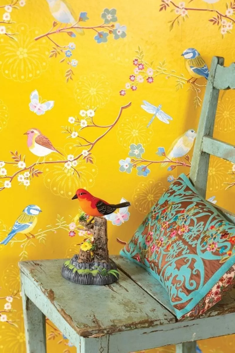 Store Pip Studio Early Bird Vliestapete Gelb