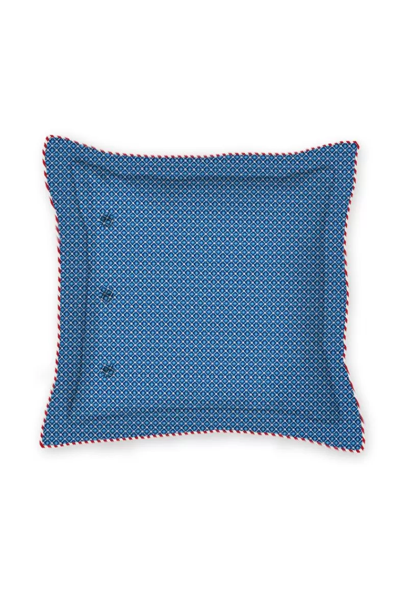 Discount Pip Studio Quadratisches Zierkissen Flower Festival Dunkel Blau