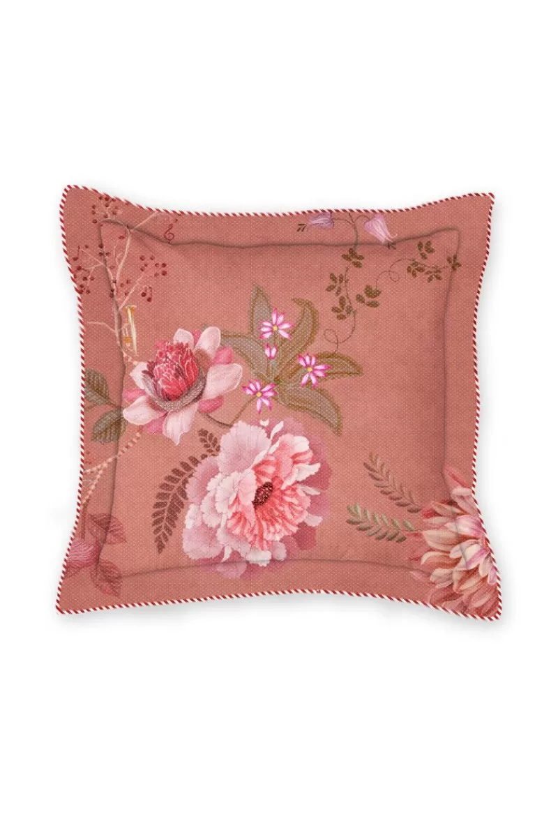 Shop Pip Studio Quadratisches Zierkissen Tokyo Bouquet /Terra Rosa