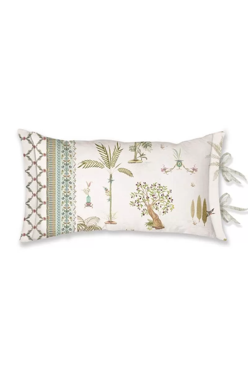 New Pip Studio Rechteckige Zierkissen Giardini Di Frutta Weiss