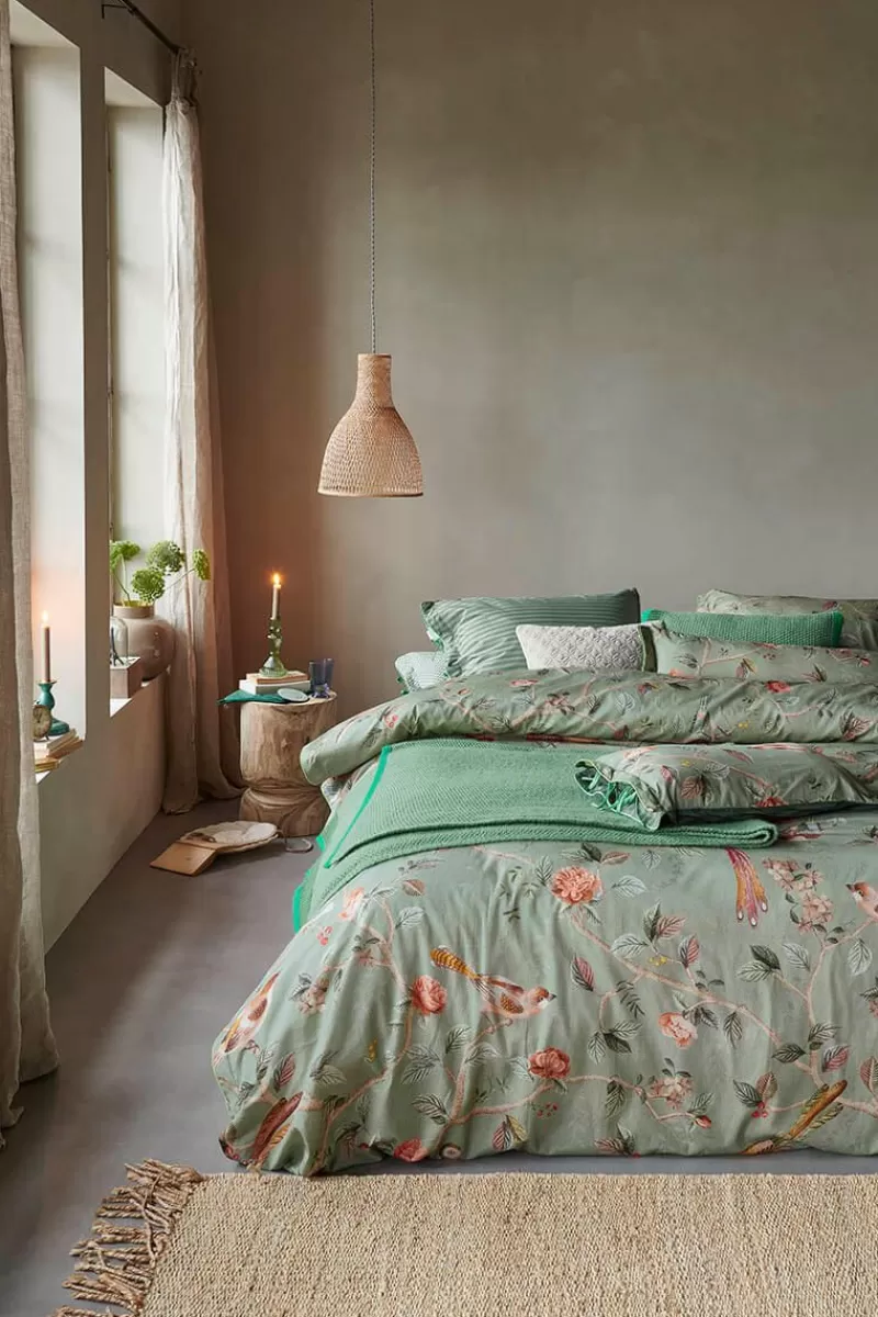 Cheap Pip Studio Rechteckige Zierkissen Lang Good Nightingale Grun