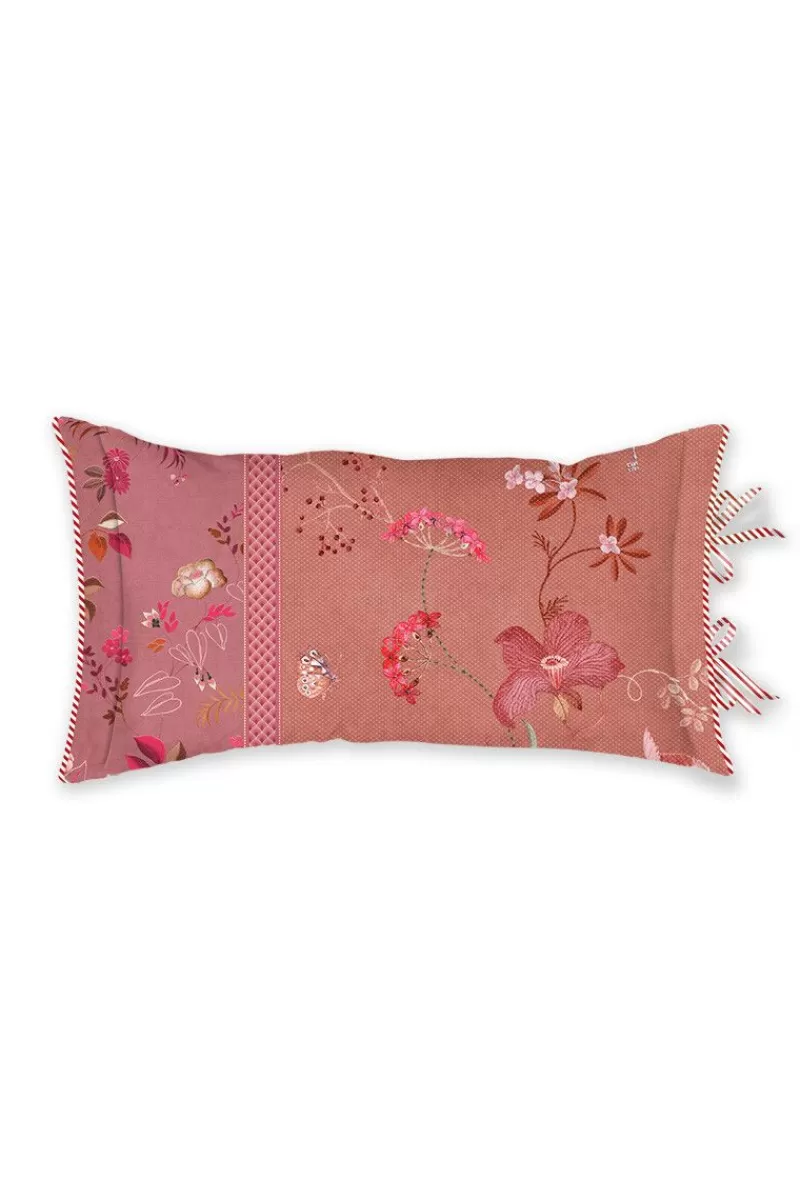 Shop Pip Studio Rechteckige Zierkissen Tokyo Bouquet /Terra Rosa