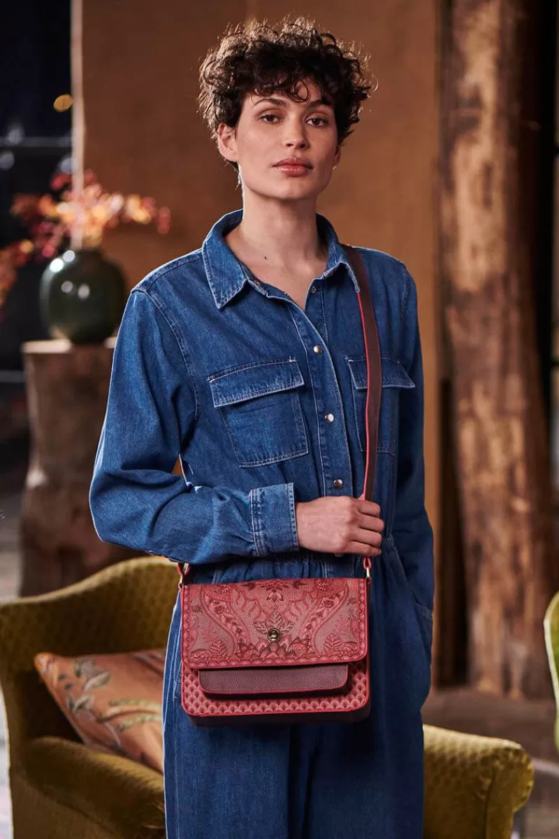 Discount Pip Studio Schultertasche Kyoto Festival Dunkel Rosa