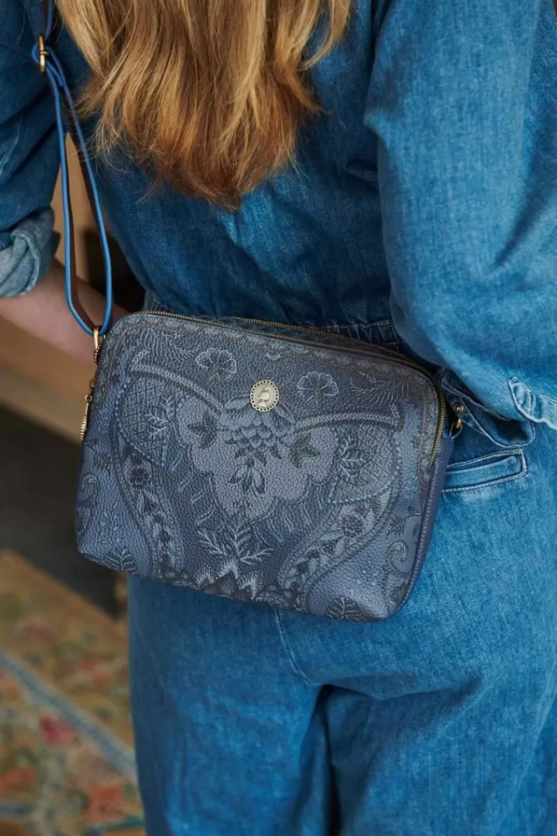 Cheap Pip Studio Schultertasche Medium Kyoto Festival Blau