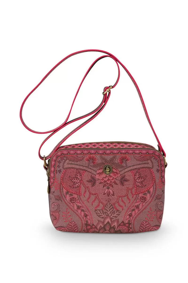 Shop Pip Studio Schultertasche Medium Kyoto Festival Dunkel Rosa