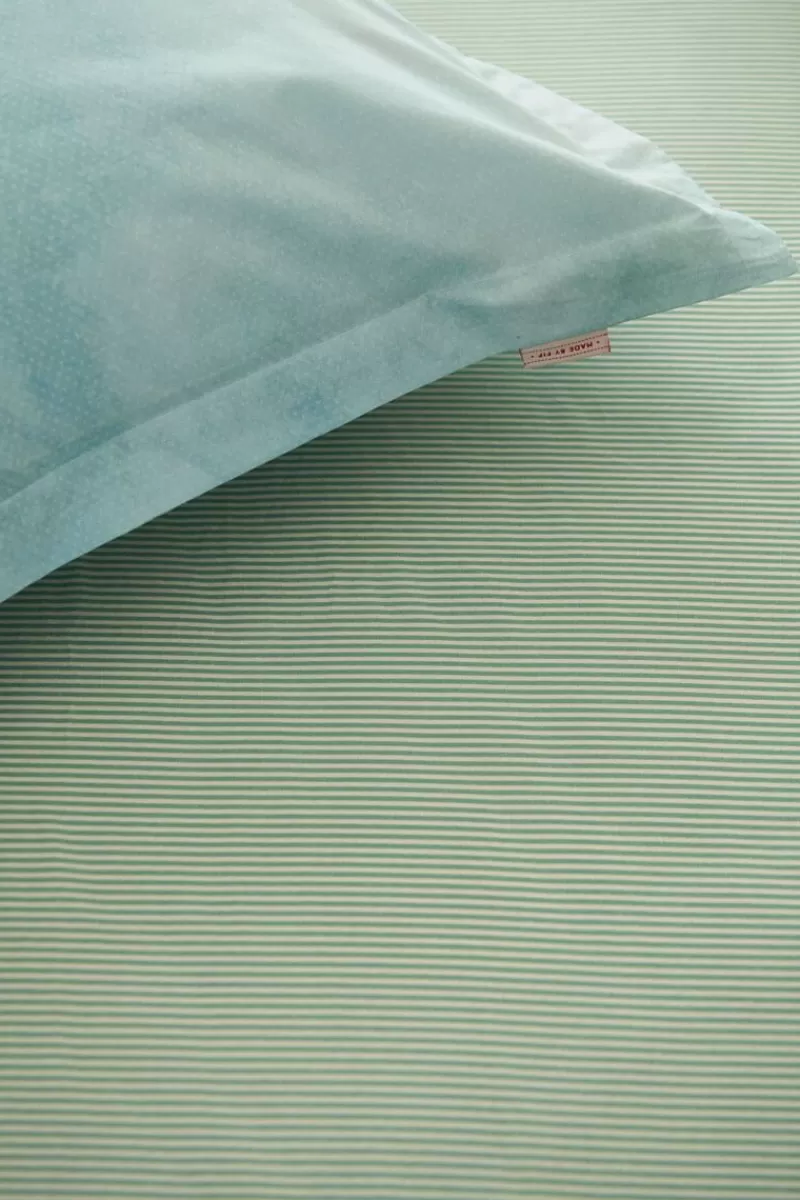 Shop Pip Studio Spannbettlaken Duo Stripe Khaki