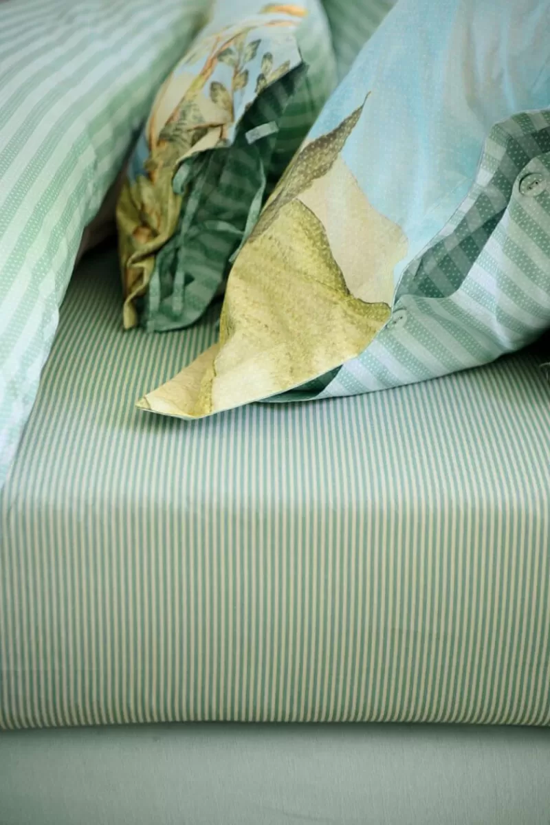 Shop Pip Studio Spannbettlaken Duo Stripe Khaki