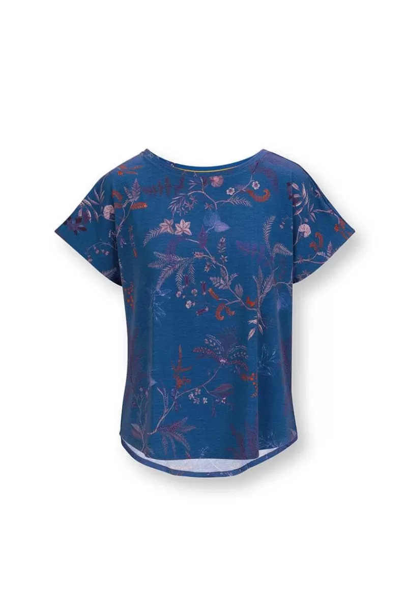 Hot Pip Studio Sport Top Kurze Armel Isola Blau