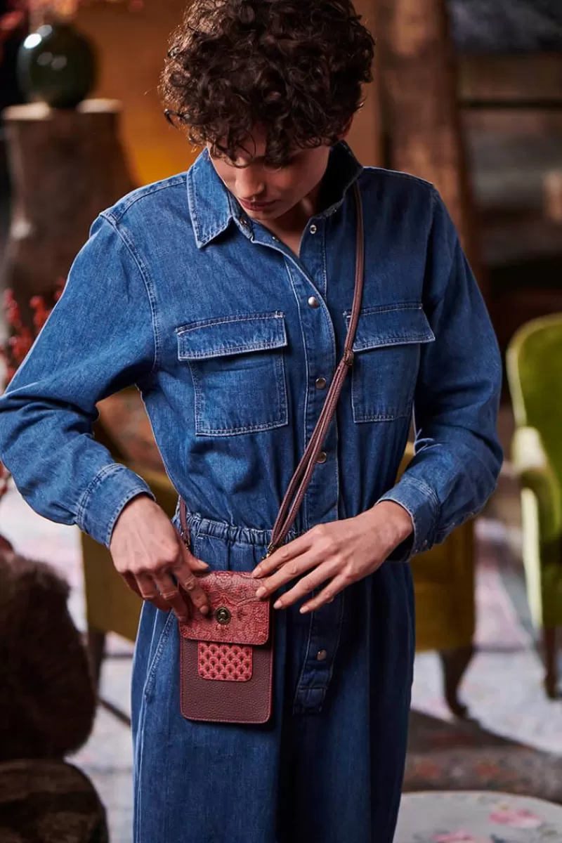 Shop Pip Studio Telefontasche Kyoto Festival Dunkel /Khaki Rosa