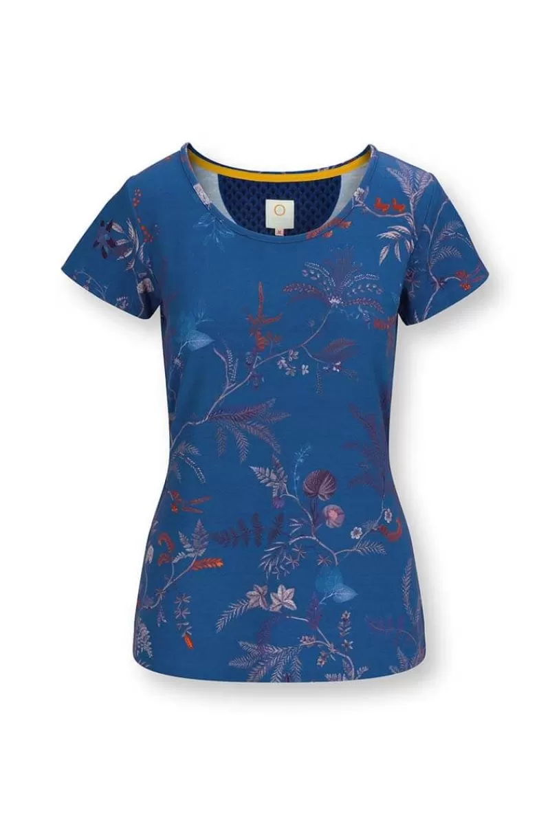 Clearance Pip Studio Top Kurze Armel Isola Blau