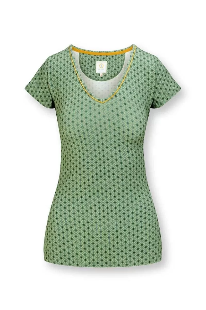Clearance Pip Studio Top Kurze Armel Tegola Grun