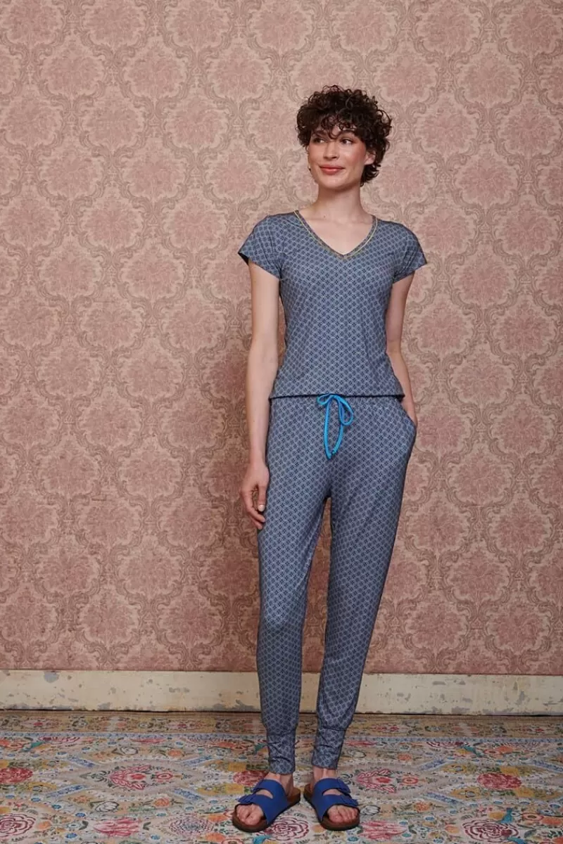 Discount Pip Studio Top Kurze Armel Tegola Blau